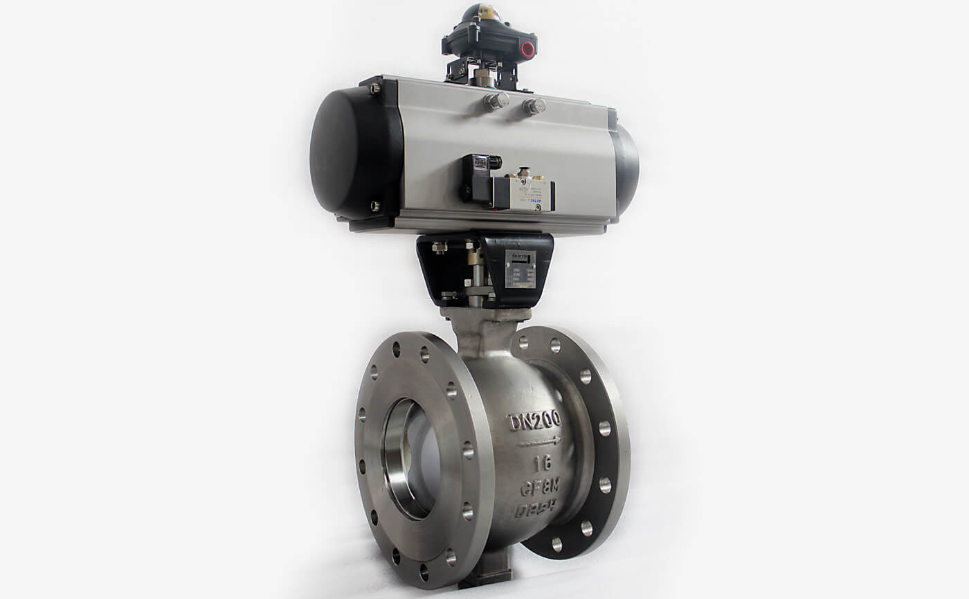 Ball Valve segment V wafer/flange (soft seat)